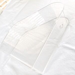 HOM Organization Clear Resin Acrylic Magazine File Holder